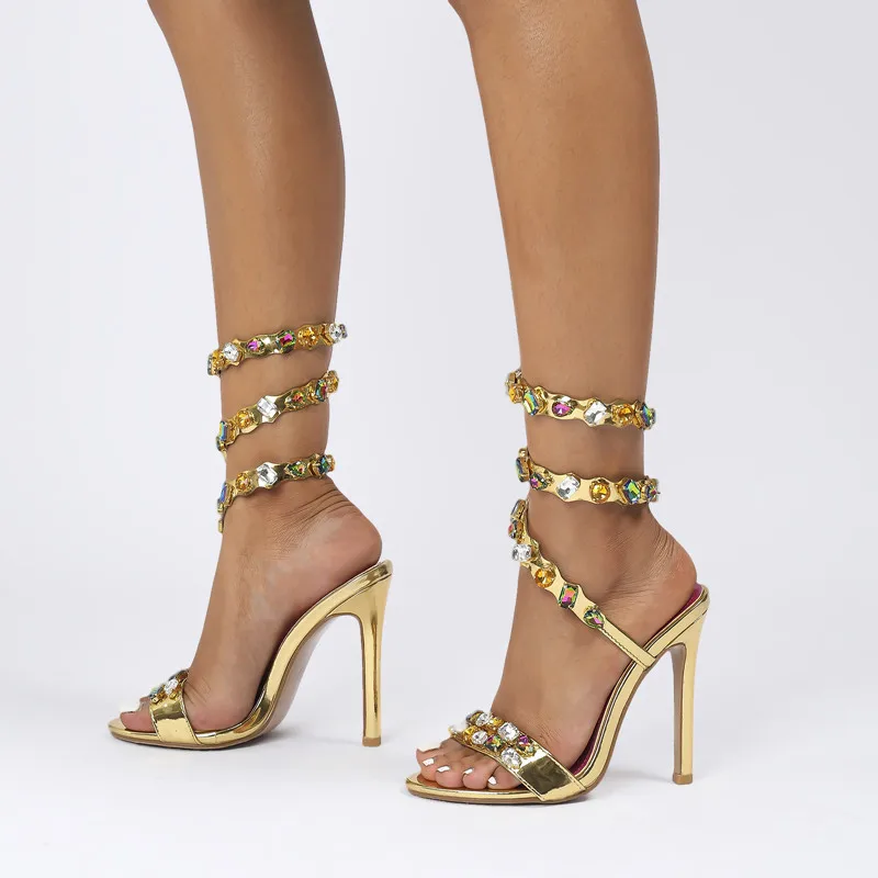 Serafina™ – Sandalias joya envolventes