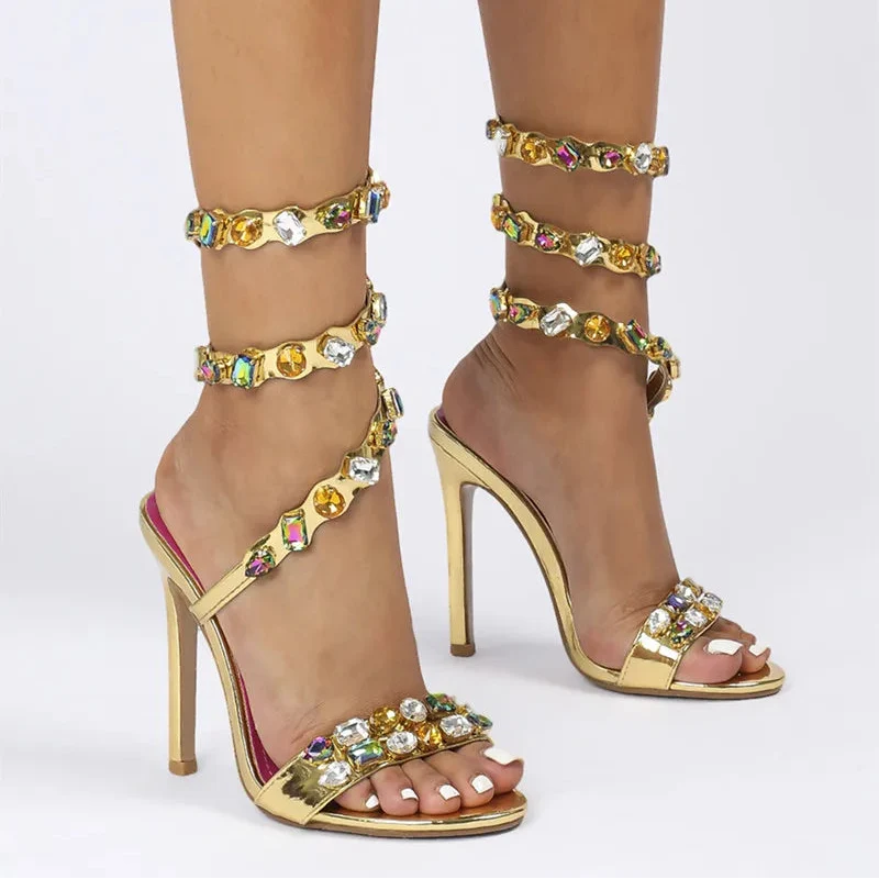 Serafina™ – Sandalias joya envolventes