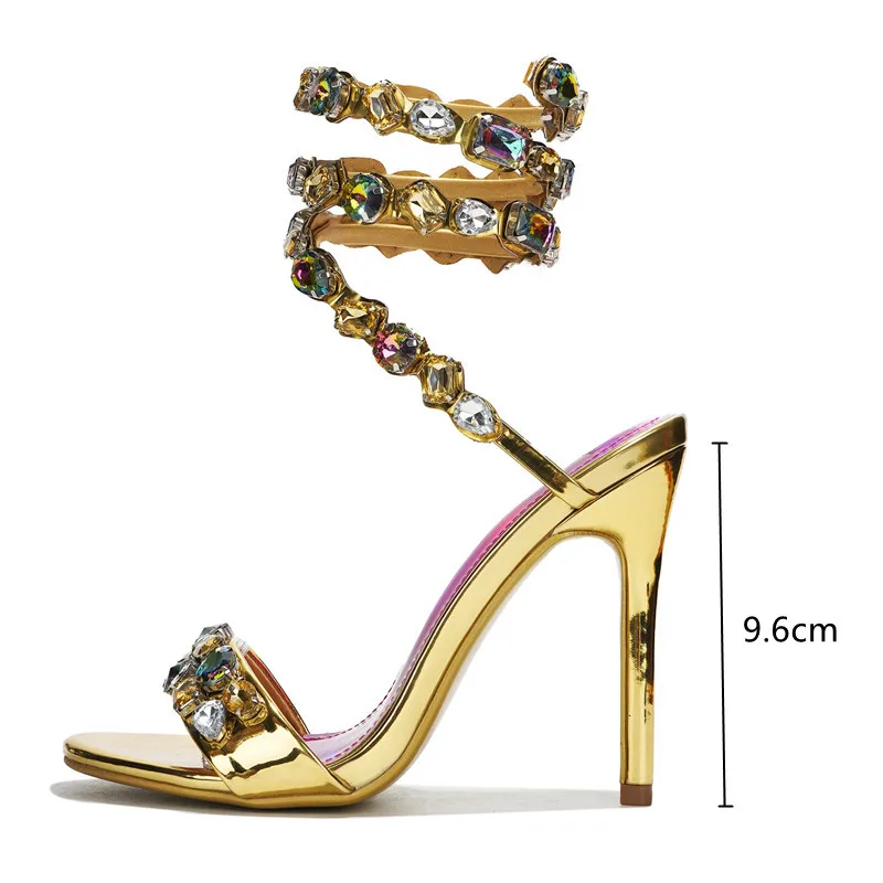 Serafina™ – Sandalias joya envolventes