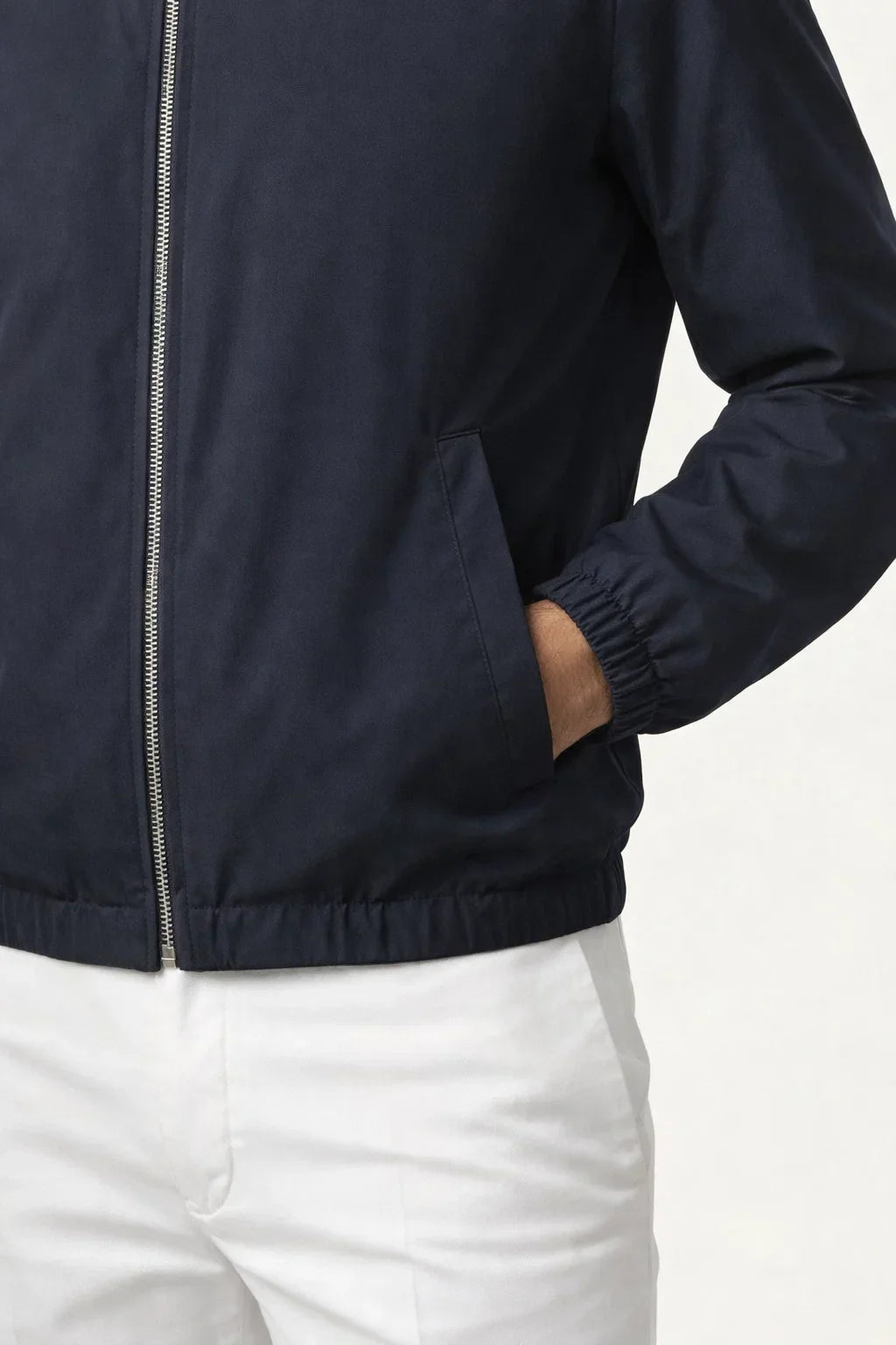 Navy blue technical jacket
