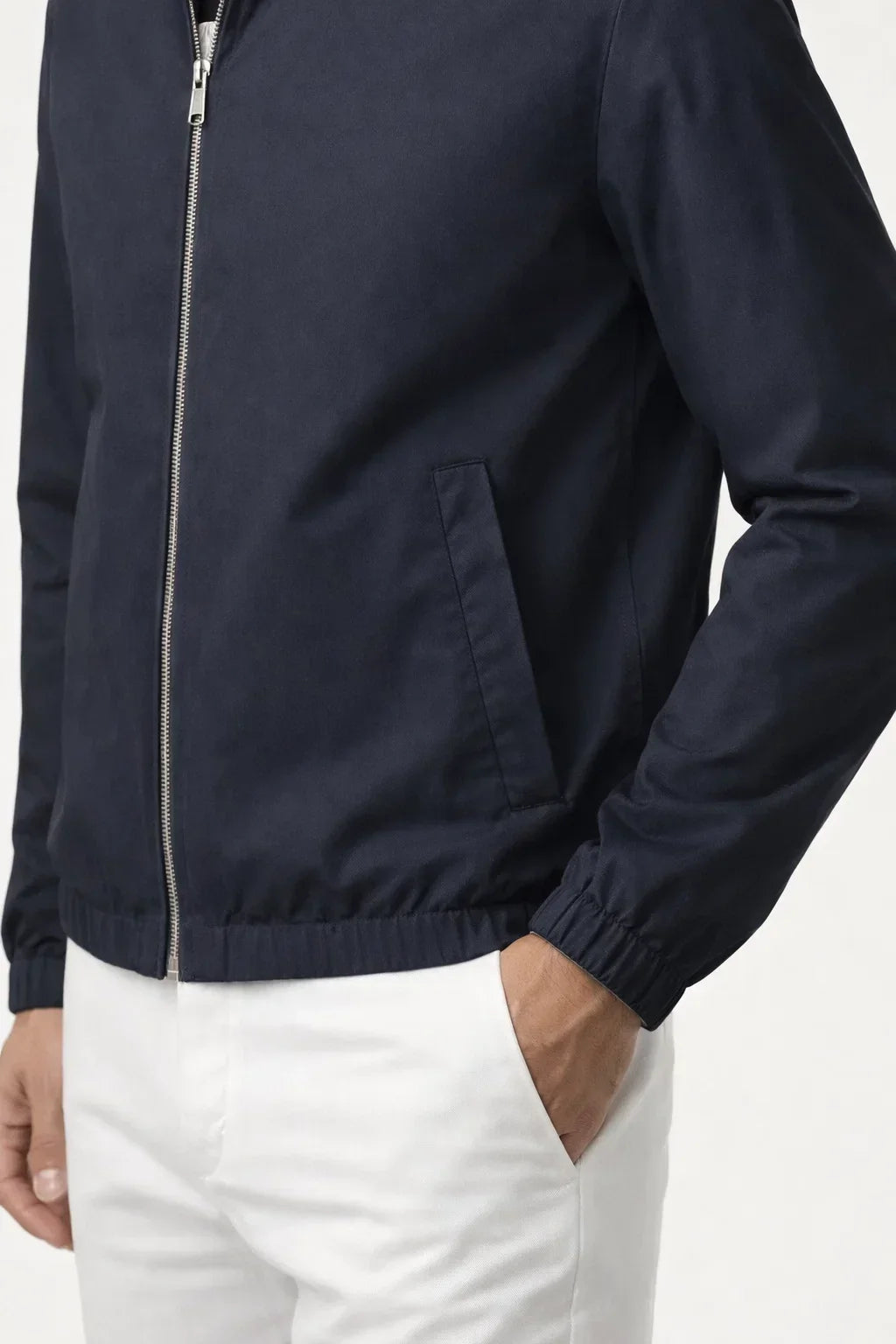 Navy blue technical jacket