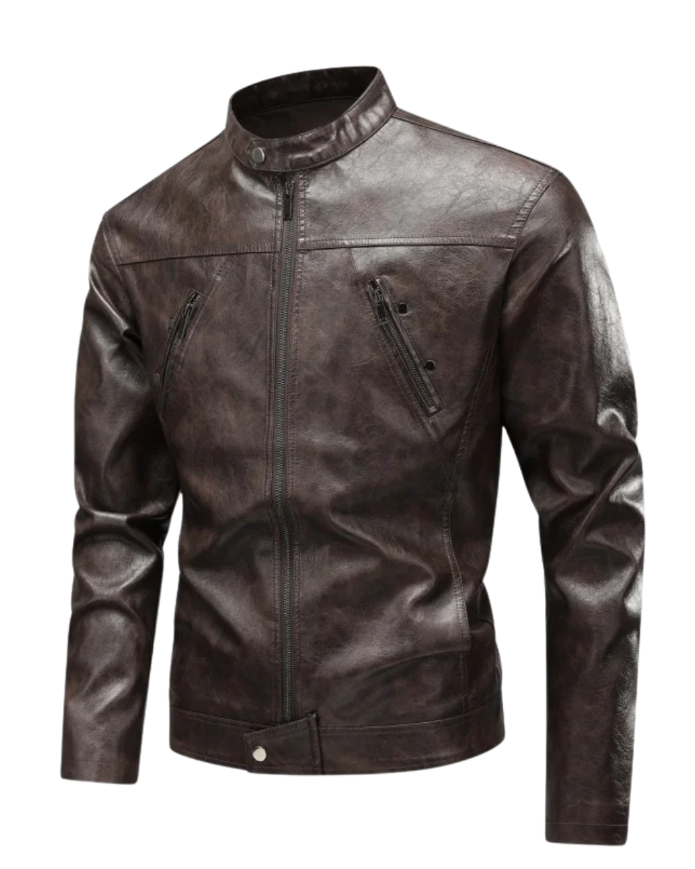 Cristian | Leather Aviator Jacket