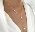 Remedios - Elegant Vintage Necklace with Pendant and Pearls